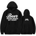 thumbnail image 1 of Luke Combs Merch Hoodie Beer Never Broke My Heart Sweatshirt Men Women Pullovers, 1 of 5