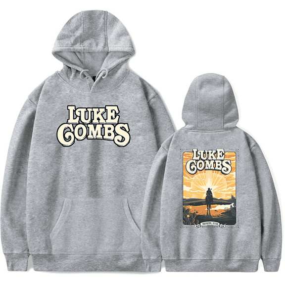Luke Combs Merch Hoodie Poster Printed Country Music Hoodies Unisex Long Sleeve Pullovers