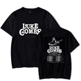 thumbnail image 1 of Luke Combs Merch T-Shirt Beer Never Broke My Heart Tour Crewneck Top T Shirts Women Men Country Music Top Tee, 1 of 5