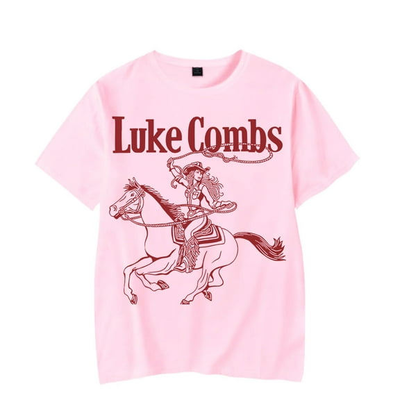 Luke Combs Merch T-Shirt Lasso Crewneck Top T Shirts Women Men Country Music Top Tees