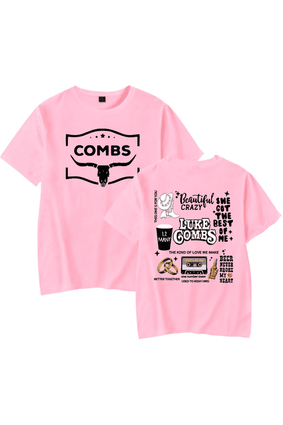 Luke Combs Merch T-Shirt The Kind Of Love We Make Crewneck Top T Shirts Women Men Country Music Top Tee