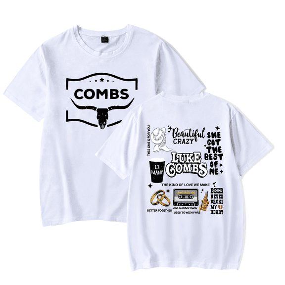 Luke Combs Merch T-Shirt The Kind Of Love We Make Crewneck Top T Shirts Women Men Country Music Top Tee