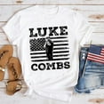 Luke Combs USA Flag TShirt, Luke Combs Graphic Tee, 2024 Tour Luke