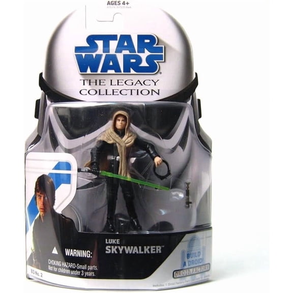 Star Wars: The Legacy Collection 2008 Action Figure BD No. 02 Luke Skywalker 3.75 Inch