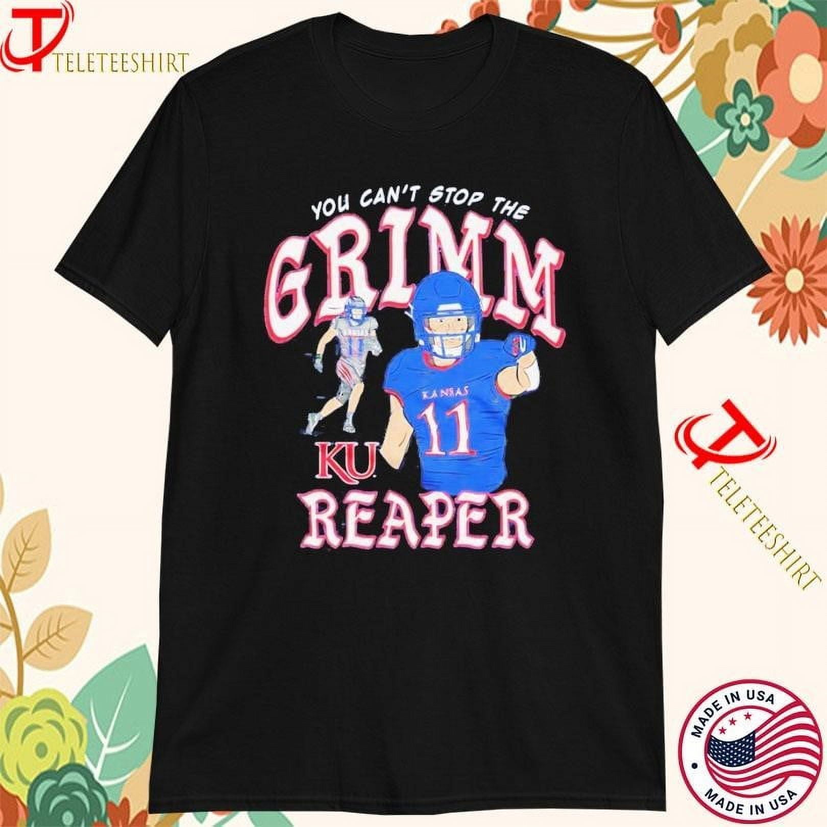 Lukegrimmyoucantstopthereaperkansasjayhawksnfltshirts