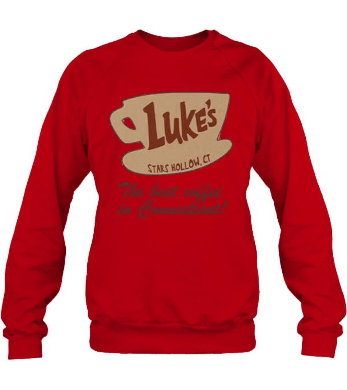 Luke’s Stars Hollow The Best Coffee In Connecticut Crewneck Sweatshirt