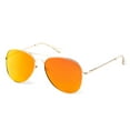 thumbnail image 1 of "Lukia" Classic Aviator Design Flash Mirror Flat Lenses with UV Protection, 1 of 2
