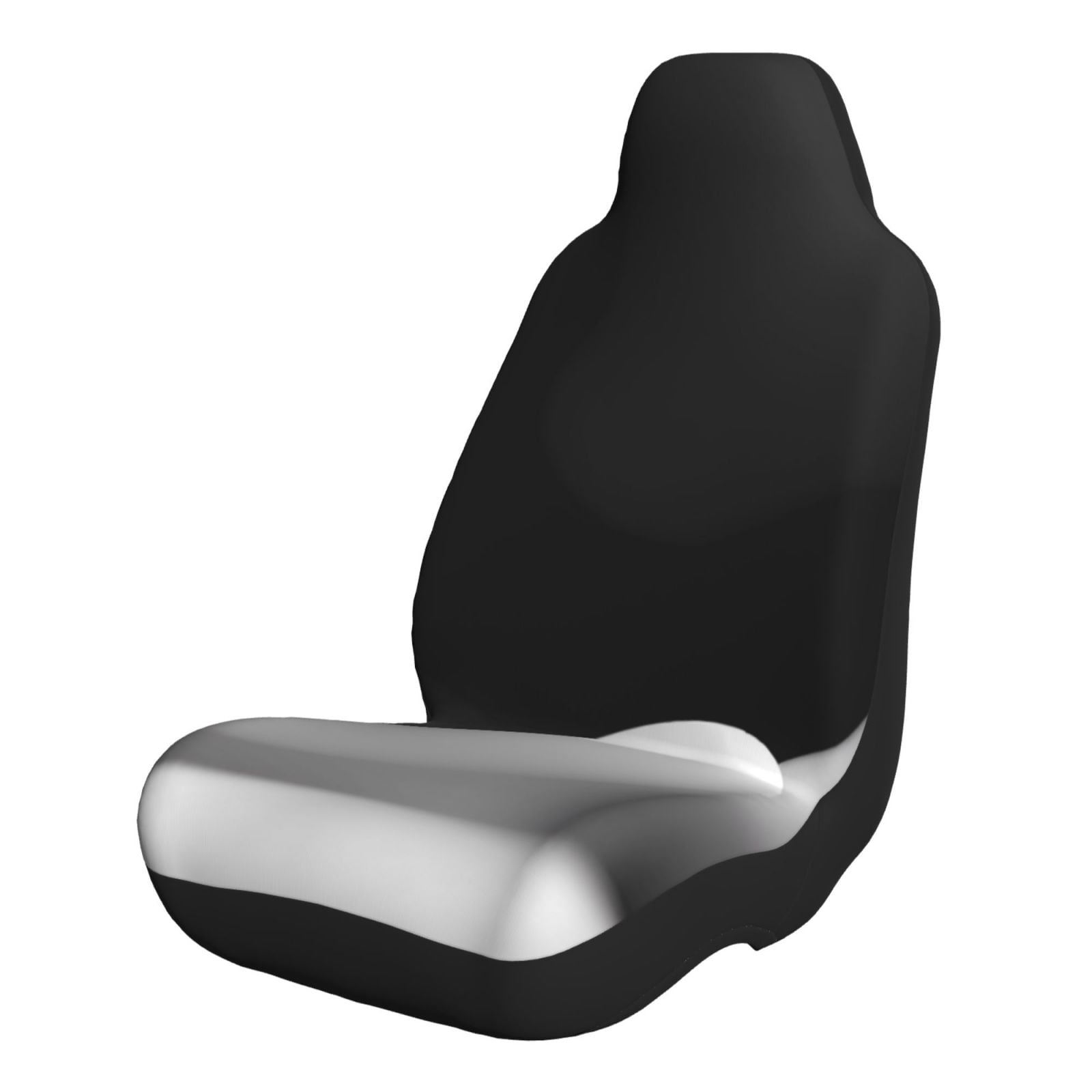 Lukts Black White Fluid Sculpture Print Car Seat Covers Full Set–Front ...