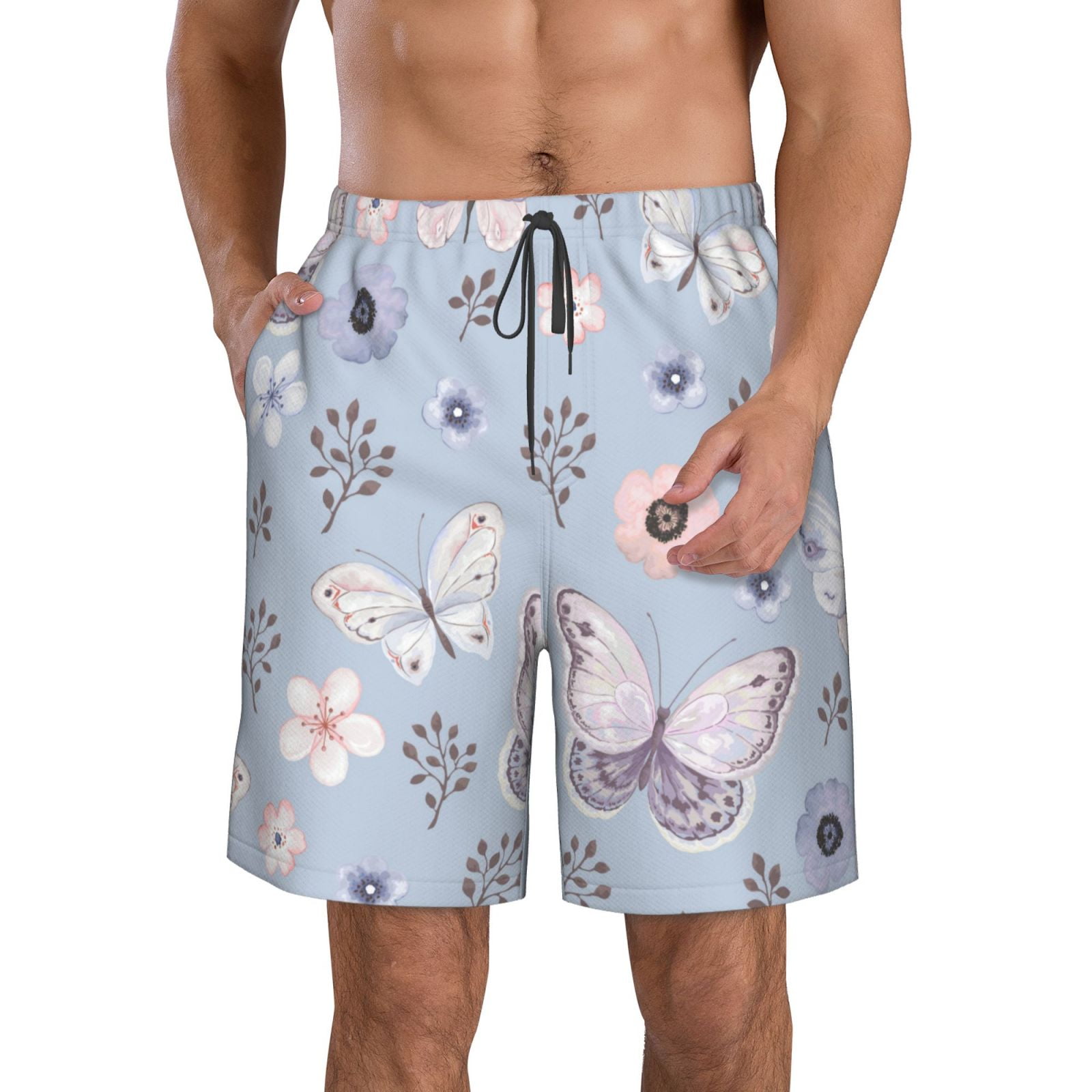 Swimsuits For Big Men JNGSA Mens Swim Trunks Board Shorts Long