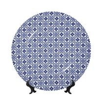 Lukts Porcelain Chinaware for Bone China Decorative Plates, Ceramic Plates, Dinner Plates with Display Stand, Artistic Ceramic Decorations Suitable for Home and Office-6in