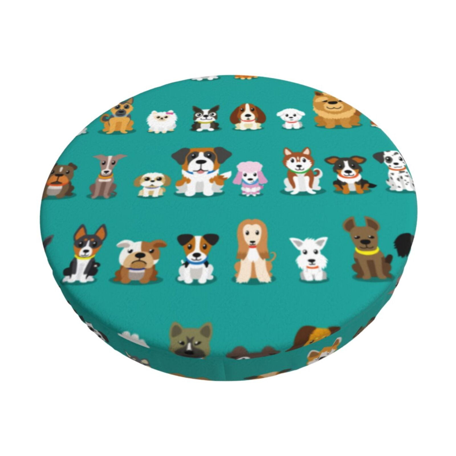 Lukts Cartoon Dogs Bar Stool Covers 12