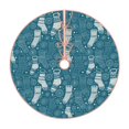 thumbnail image 1 of Lukts Cozy Winter Socks Pattern Print Color Life Christmas Tree Skirt, Winter Holiday Tree Mat Decoration ,Can be Used as A Shawl-36", 1 of 6