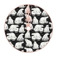 thumbnail image 1 of Lukts Cute Cartoon Polar Bear Print Color Life Christmas Tree Skirt, Winter Holiday Tree Mat Decoration ,Can be Used as A Shawl-36", 1 of 6