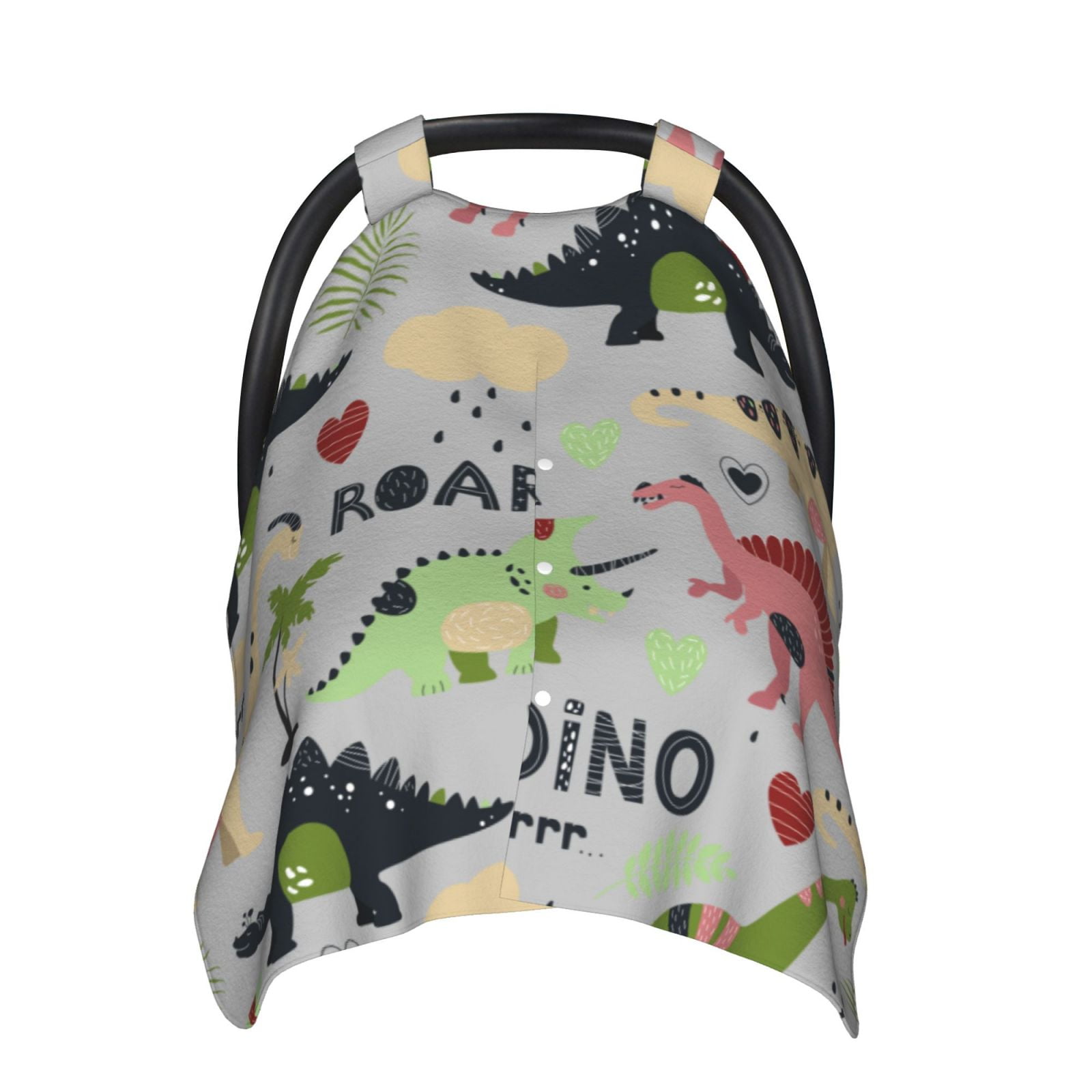 Lukts Cute Dinosaurs Car Seat Covers For Babies,Baby Car Seat Canopy