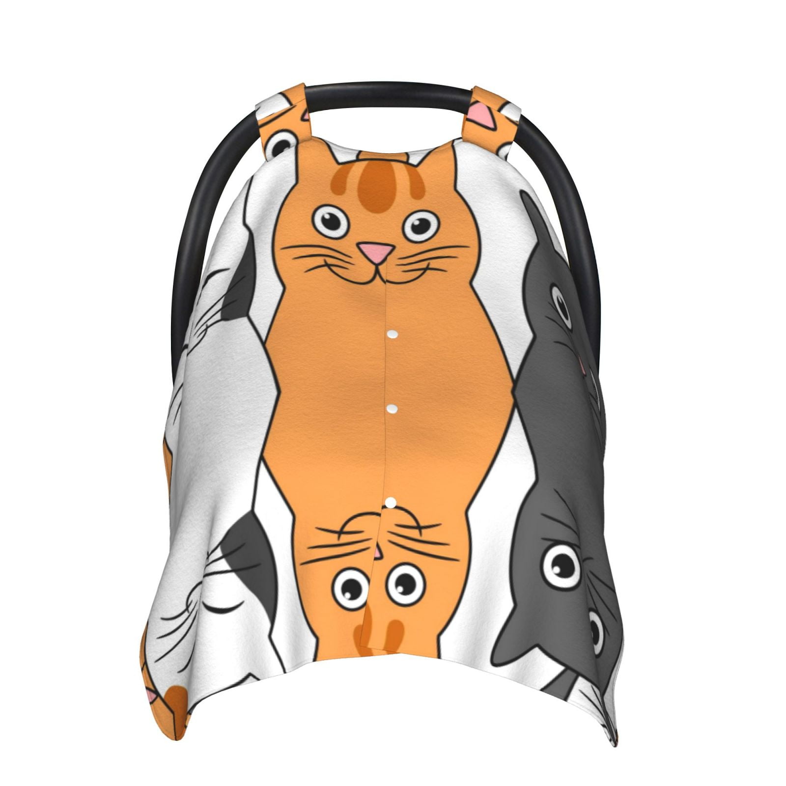 Cute Cat Style Print Pet Car Seat Cover main image 0