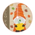 thumbnail image 1 of Lukts Hello Fall Gnomes 1 Print Color Life Christmas Tree Skirt, Winter Holiday Tree Mat Decoration ,Can be Used as A Shawl-48", 1 of 6