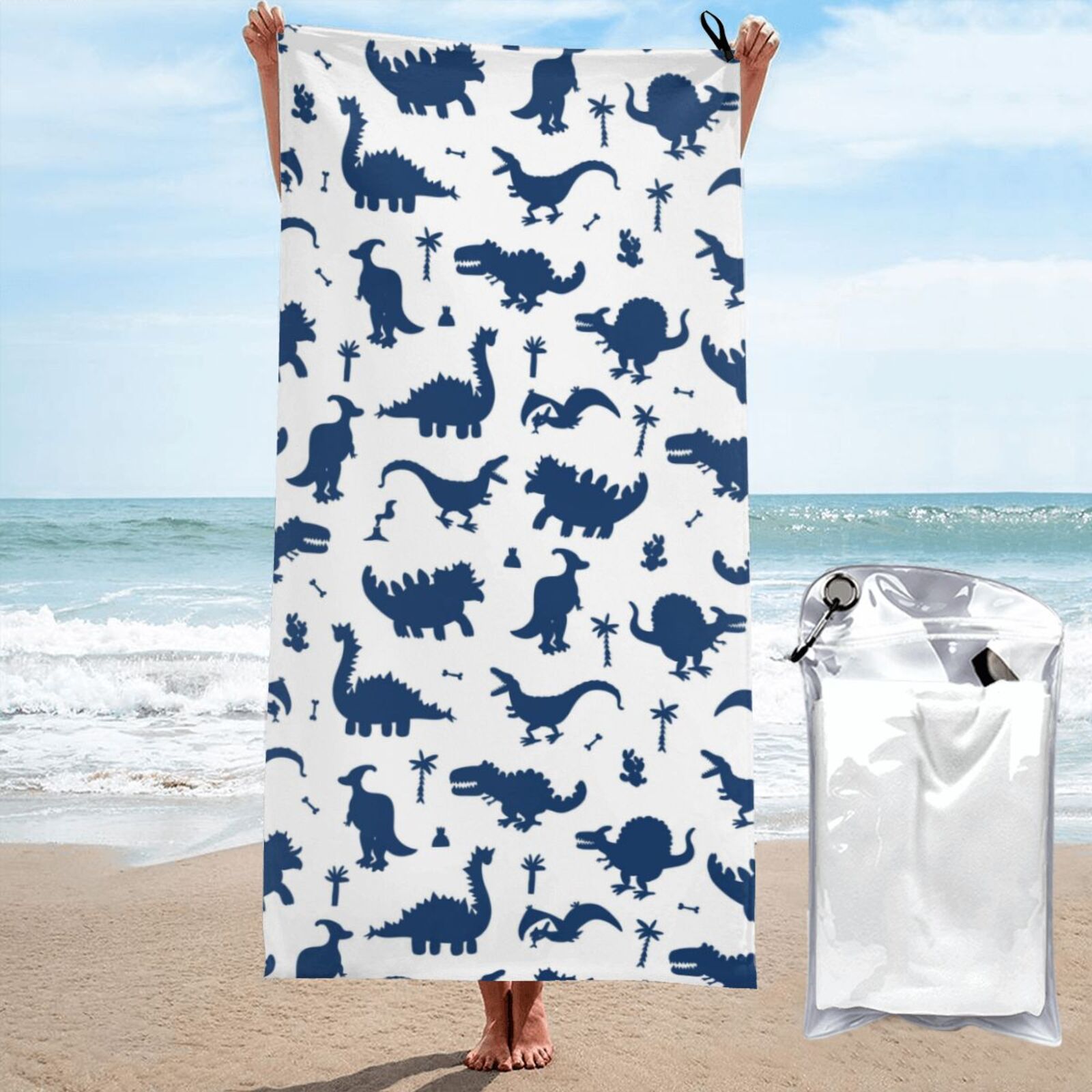 VANZEV Boho Mushroom Beach Towel - Vintage Floral Microfiber, Quick Dry, 52"x32" (Sand Free, Super Soft)