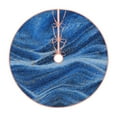 thumbnail image 1 of Lukts Sparkling With Blue Print Color Life Christmas Tree Skirt, Winter Holiday Tree Mat Decoration ,Can be Used as A Shawl-48", 1 of 6