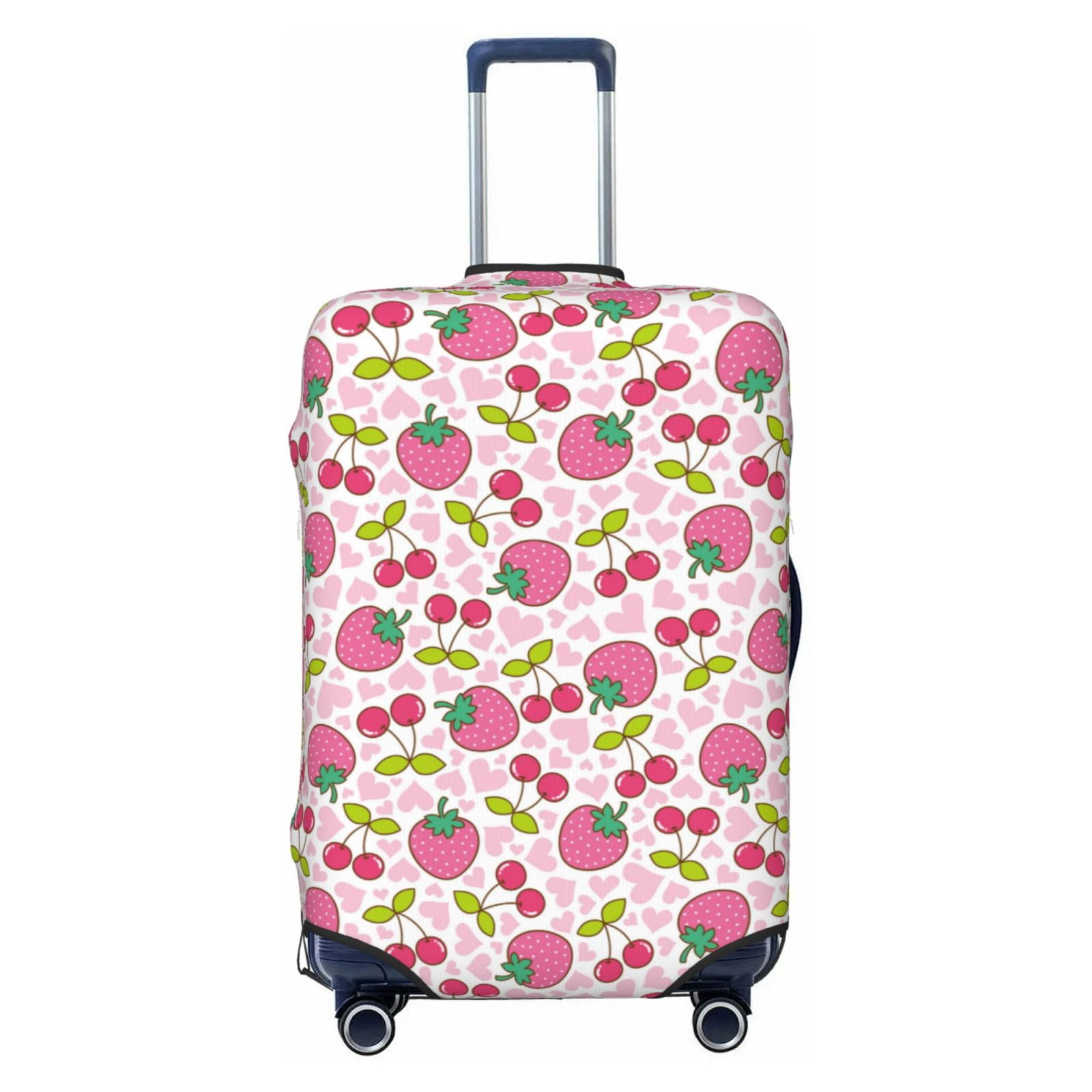 Funda Elástica Protectora Para Maleta De Viaje - Tamaño Mediano, Antipolvo Y Antiarrañazos, Con Asas