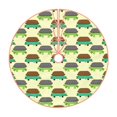 Lukts Turtle On Skateboard print color life Christmas Tree Skirt