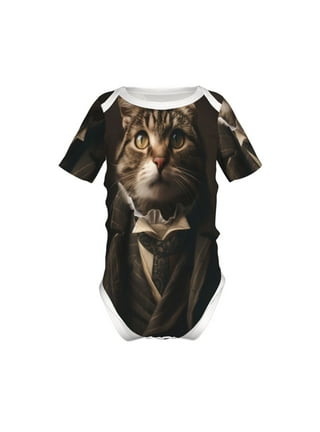 Cat print baby clothes 2025