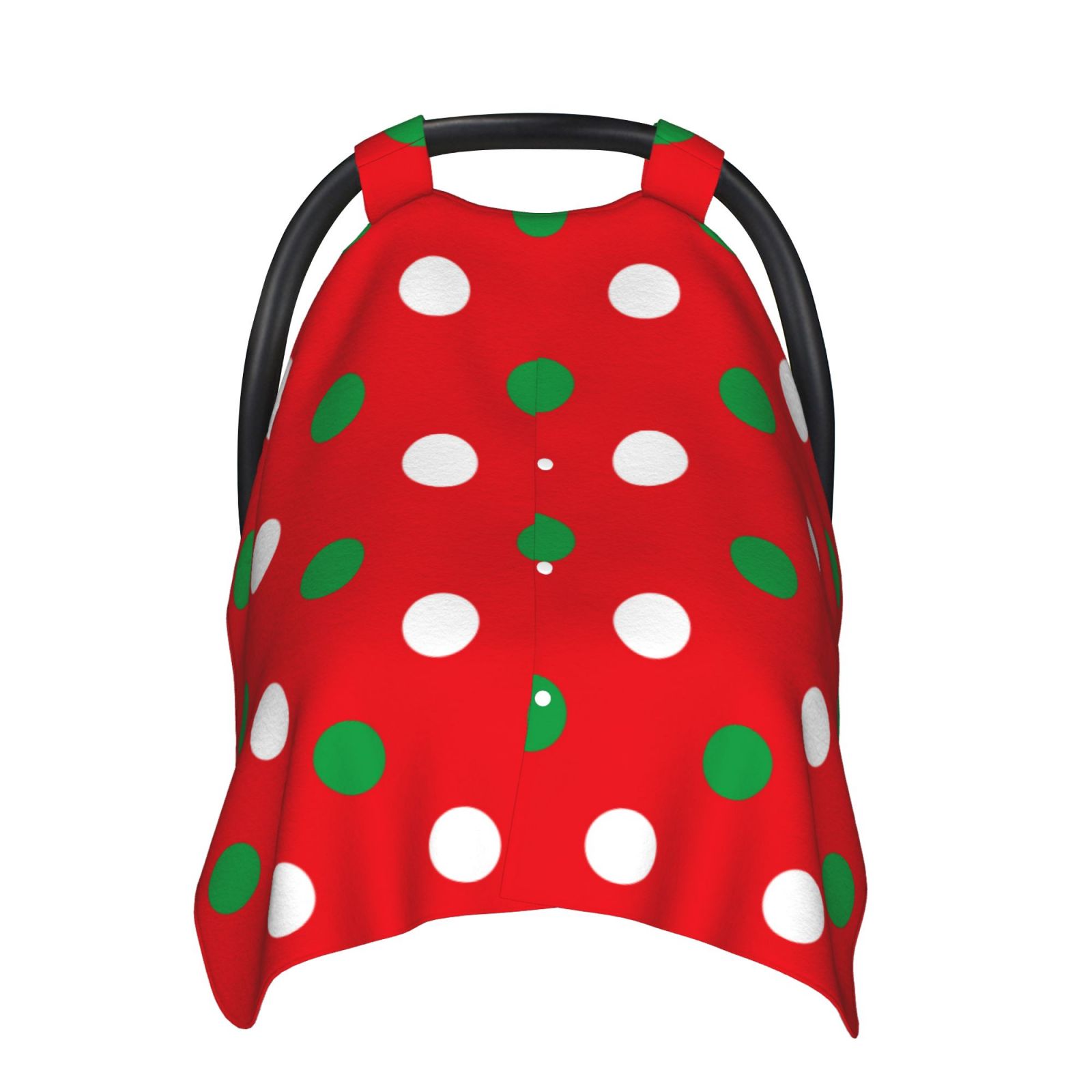 Black And White Tiniy Polka Dot Pet Car Seat Cover main image 1