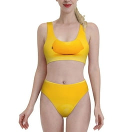 Yellow fashion bikini walmart