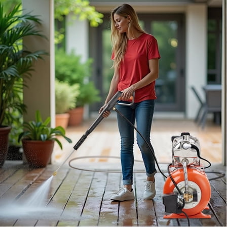 Luku 0.75HP Well & Irrigation Pump with Pressure Tank, 115V