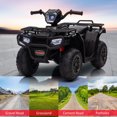 thumbnail image 1 of Luku 12V Kids Ride on ATV, Battery-Operated 4 Wheeler for Ages 3-6 with Led Lights, High/Low Speed Settings, Music, USB Connectivity, forward & Backward Motion - Ride-On Quad for Boys&Girls, 1 of 6