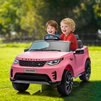 Luku 12V Licensed Land Rover Ride-On Car for Kids, Remote Control, 3 Speeds, Soft Start, LED Lights, Music, Battery Powered Electric Vehicle, Safety Belt