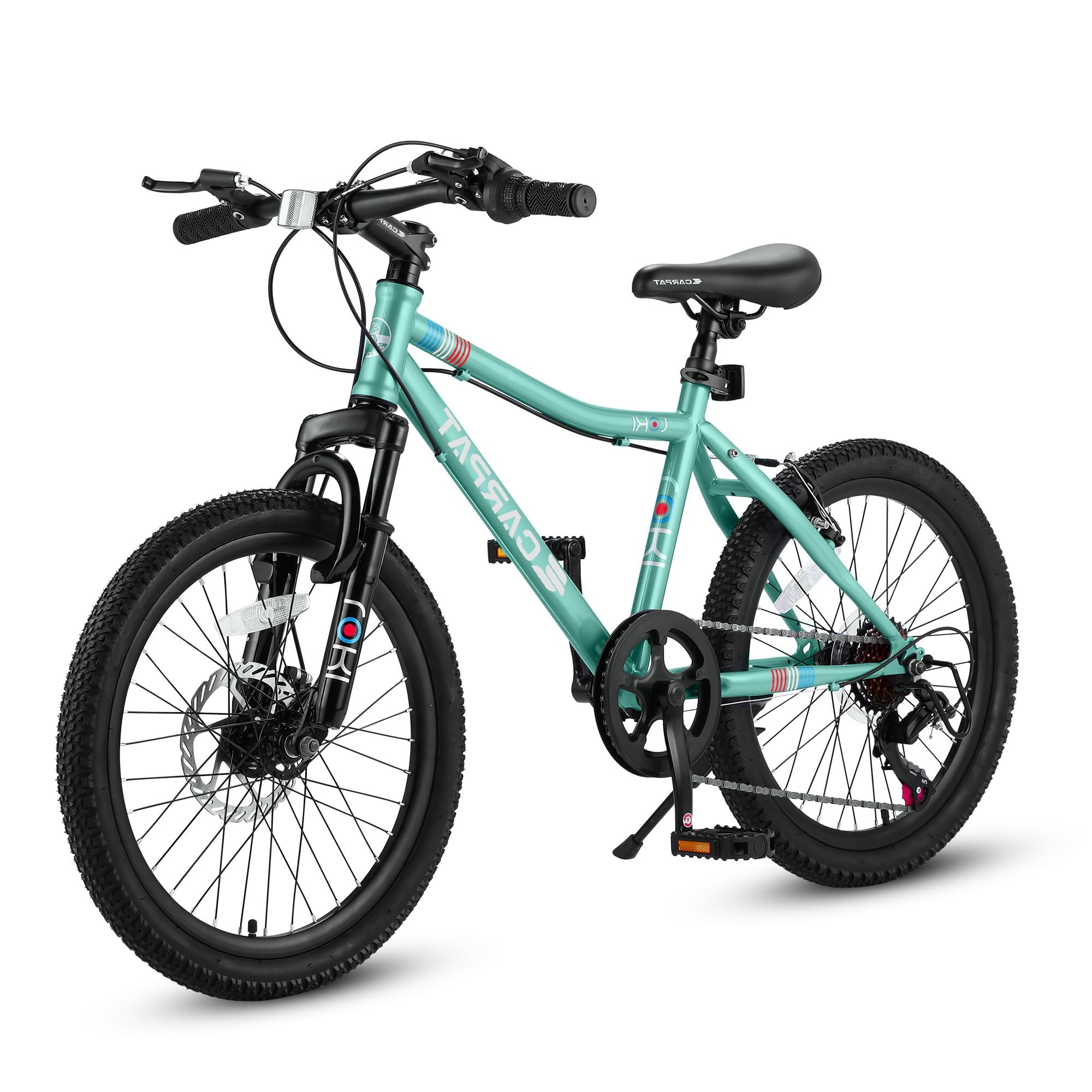 Luku 20 inch Kids Mountain Bike, 14 inch Height Carbon Steel Frame, 7