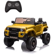Luku 24V Big Kids  Toyota Land Cruiser Electric Ride-On   2-Seater, Remote, Switchable 4WD/2WD, LED, Bluetooth & Shovel