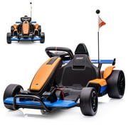 Luku 24V Licensed McLaren Drift Racing Go Kart, 400W Two Motor, Damping System for Big Kids Age 6+