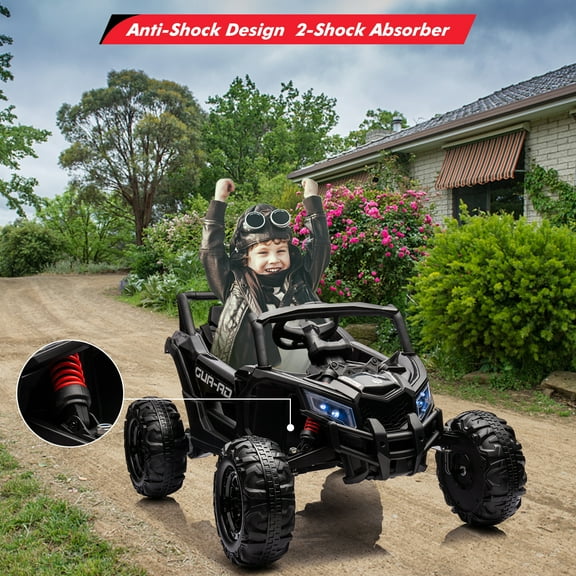 Luku 24V Ride on UTV Car, Battery Powerd Electric Off-Road UTV Car, Remote Control