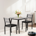 thumbnail image 1 of Luku 3 Piece Dining Table Set for 2, Small Kitchen Table & Chairs, Space-Saving Design, 1 of 9