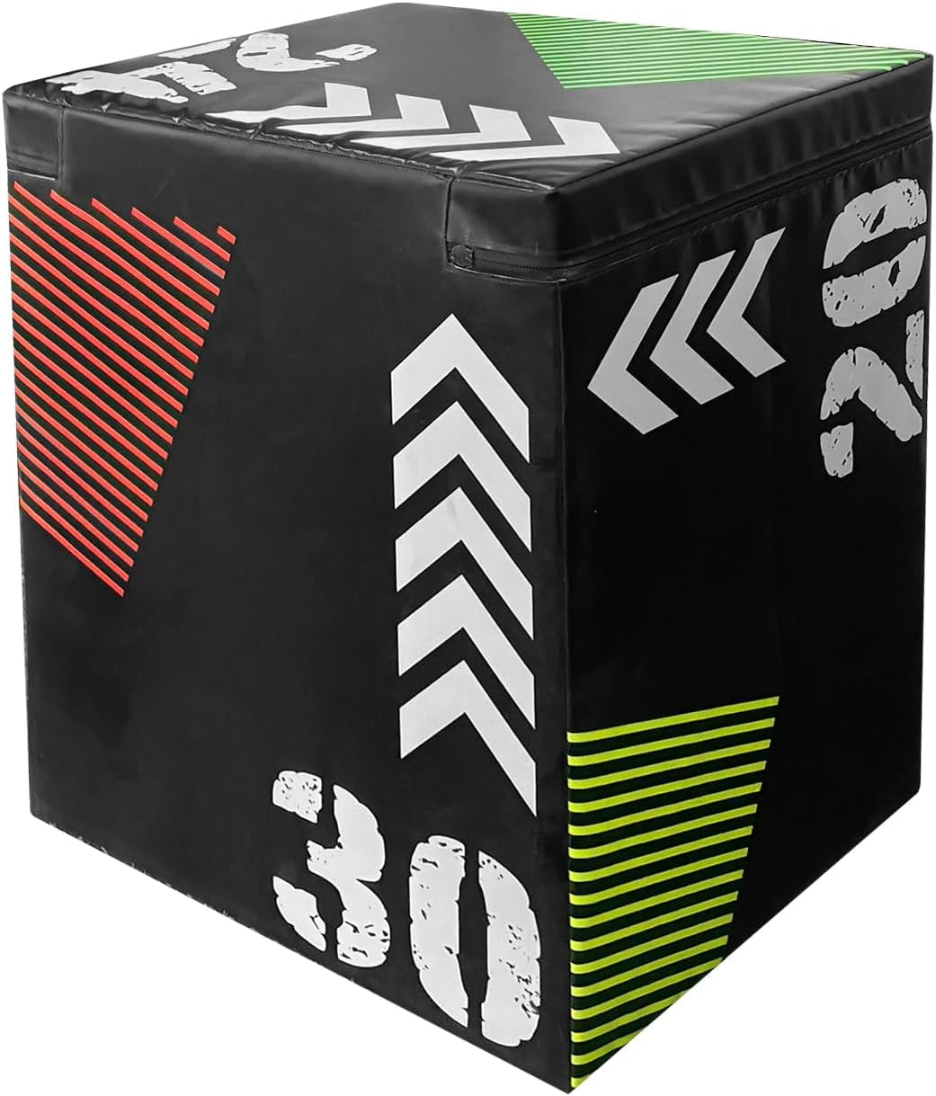 Luku 3 in 1 Plyo Jumping Box - Adjustable Soft Foam Exercise Box for ...