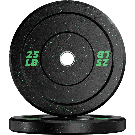 Luku 300 LB Bumper Plates, Rubber Weight Plates Strength Training Press Squats Powerlifting Home Gym