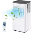 thumbnail image 1 of Luku 8,000 BTU Portable Air Conditioner, 3-in-1 AC, Room Cooler/Fan/Dehumidifier, Cools Up to 350 Sq.Ft, Remote Control, LED Display, 90° Oscillation, Washable Filter, Quiet, Window Kit, Easy Install, 1 of 9