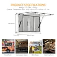 thumbnail image 1 of Luku Aluminum Concession Serving Window with 4 Sliding Screens & Awning, 1 of 7