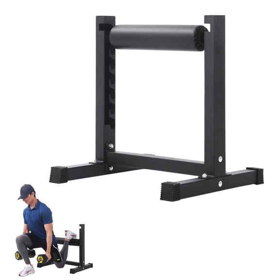 Luku Bulgarian Split Squat Stand with 7-Level Adjustable Roller – Heavy-Duty Single Leg Squat Equipment for Leg Lunges, Bodyweight & Lower Body Strength Training