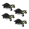 thumbnail image 1 of Luku Car Dolly Set of 4-8000 LBS Capacity Heavy Duty Wheel Dollies for Moving Vehicles - 3" Steel Wheels with Tire Protection - Fits Cars, SUVs, Trucks & ATVs - Garage & Repair Shop, 1 of 7