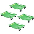 thumbnail image 1 of Luku Car Wheel Dolly Set of 4 - Heavy Duty 5000 lbs Capacity Vehicle Rollers with 3.5-inch Steel Wheels, Green, 1 of 7