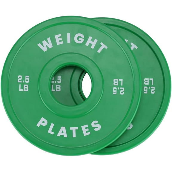 Luku Change Weight Plates 1.25LB 2.5LB 5LB 10 LB Set Fractional Plate Bumper Plates for Weight Lifting,Little Bumper Weight Plates Steel Insert Strength Training Weight Plates