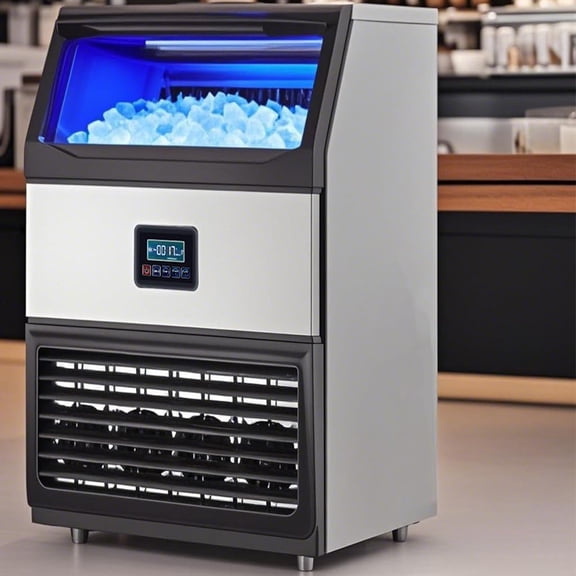 Garvee Ice Makers Countertop, Ice Maker Countertop,Stainless Steel Ice ...