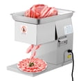 thumbnail image 1 of Luku Electric Meat Cutter Machine, 800W High-Power Pure Copper Motor, 3mm Detachable Adjustable Blade, 1 of 6