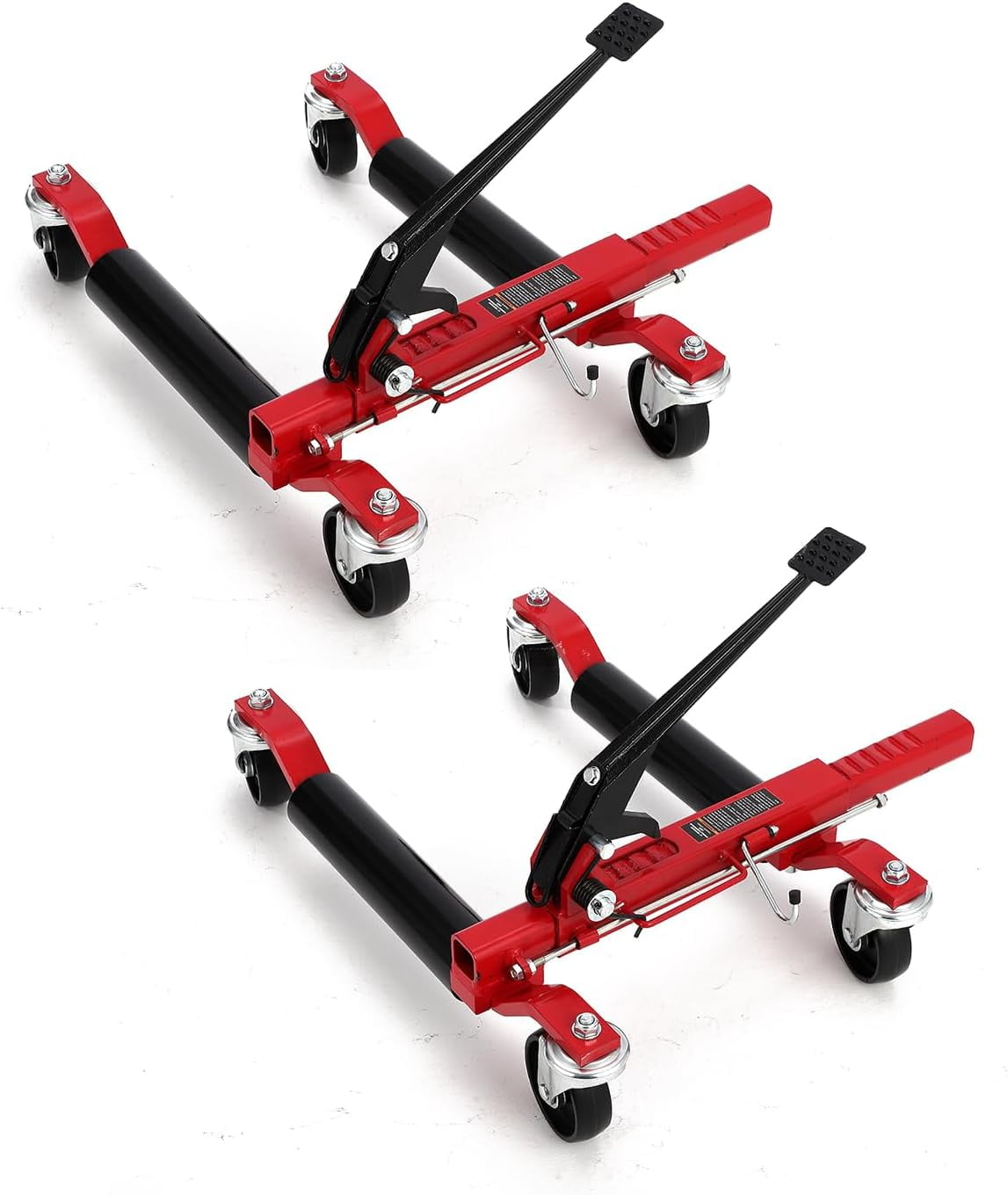 Luku Heavy-Duty Car Wheel Dolly Jack Set, 1500LBS Capacity with Foot ...