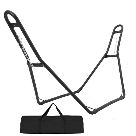 Luku Heavy Duty Universal Hammock Stand 550 Lb Capacity, Portable Hammock Hanging Stand With Adjustable Chains & S-Hooks