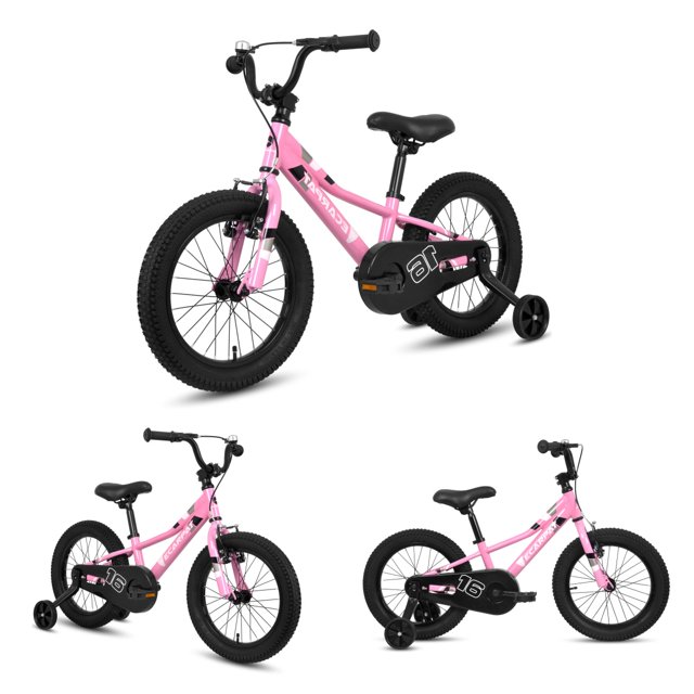 Luku Kids Bike for Boys Girls, 16 inch Kids Bicycles with Removable