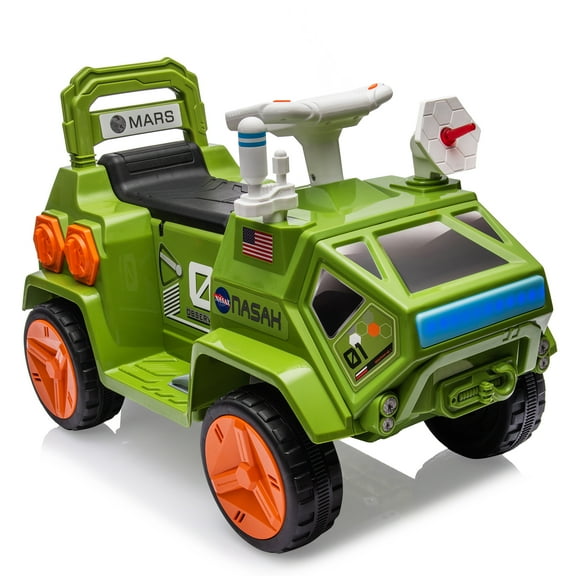 Luku Kids Ride-On Toy Electric Car, W/Flash Lights, Music, Easy Control for Indoor/Outdoor Use