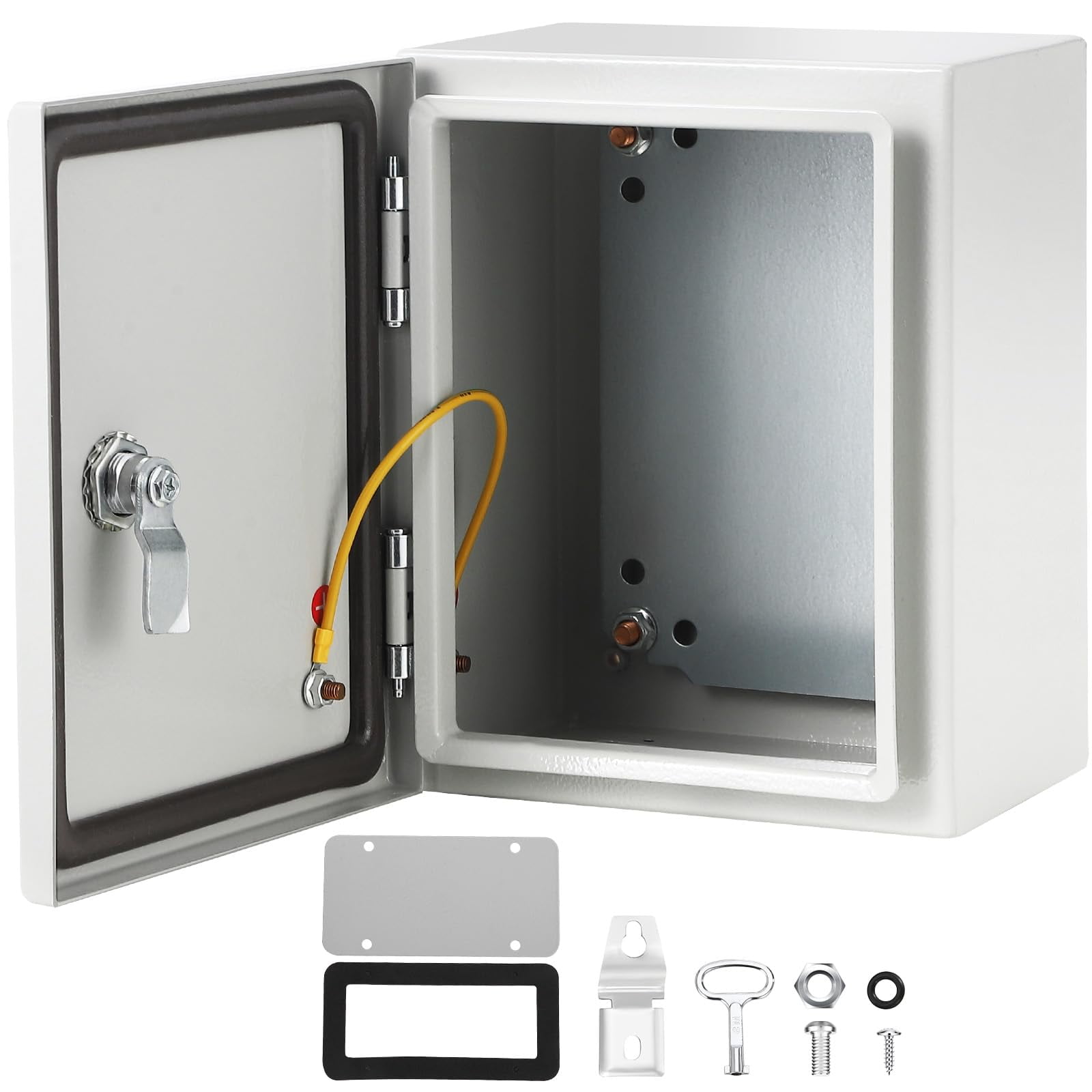 Luku NEMA Steel Enclosure, 16x12x8 NEMA 4X Steel Electrical Box, IP66 Waterproof & Dustproof, Electrical Junction Box for Outdoor/Indoor, with Mounting Plate